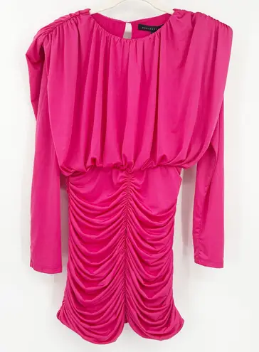 Endless Rose NWT Womens Party Long Puff Statement Sleeve Ruched Dress Size S - Image 1