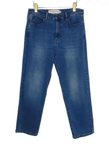 Soft Surroundings Medium Wash High Rise Skinny Jeans Size 14 Waist 31"