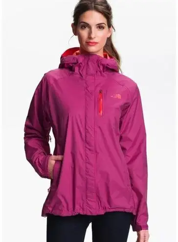 The North Face  Super Venture Lightweight Rain Jacket Fuchsia Pink Nylon Women's XS