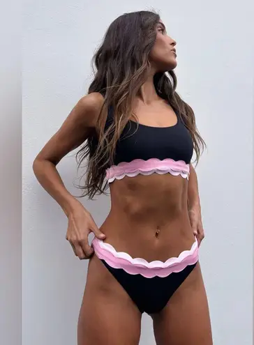 Beach Riot Marin Top Sweet Berry Wave, Size Medium , $98