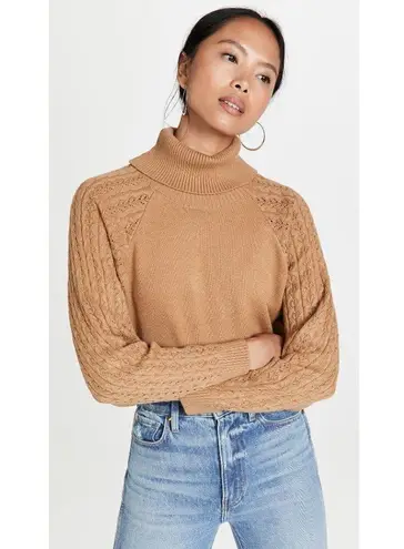 BB Dakota by Steve Madden Put A Wing On It Sweater in Light Camel XSmall Tan Size XS