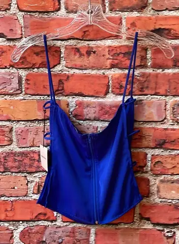 superdown Blue  Revolve Kait Cut Out Cami Top in Cobalt