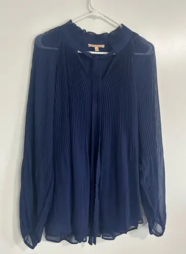 Gibson Latimer  elegant blue blouse. Size XL. Used, excellent condition. - Image 1