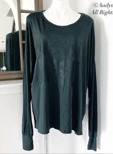 The Laundry Room Choose Love Scoop Neck Top Long Sleeve Tee, Size XL NWT $128