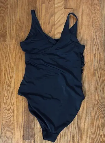 ANDIE The Cala Maternity One Piece Swimsuit Black size L NWT