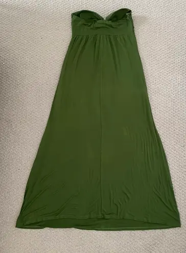 Hive & Honey  army green maxi dress.- Size Large