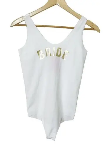 Commando  Bridal Applique Bodysuit Bridal Shower White Size Medium New NWT