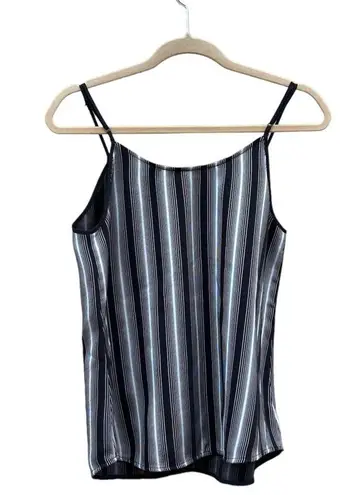 Babaton Aritzia Black and White Stripe V Neck Cami Tank Top Small
