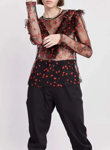 Sabina Musayev Polly Top : Box 0013: Black