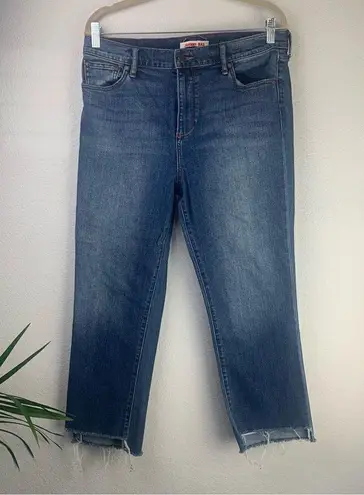 Johnny Was The Cropped Skinny Mid Rise Raw Hem Jeans 31