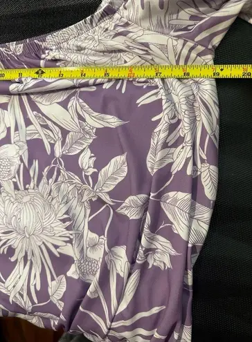 Vava by Joy Han Revolve Off Shoulder Floral Blouse Elastic Stretch Size M