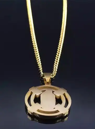 The Virgin Mary Stainless Steel Colorful Crystal Necklace