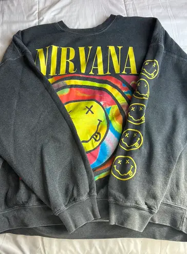 Urban Outfitters  Black Nirvana Sweatshirt