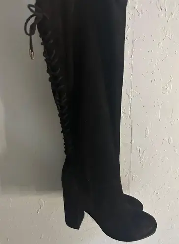 DSW Black Knee-High Boots