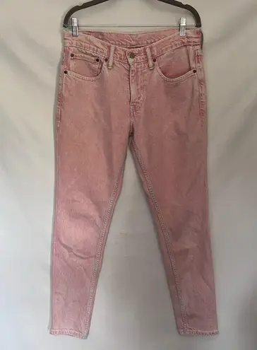 Levi's  511 Mens Slim Fit Jeans Sz 31x30 Pink Zeke Denim Casual 5 pockeet