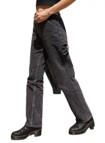 John Galt Black Crispina Carpenter Jeans Washed Black Size S