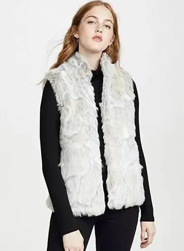 Jack by BB Dakota  in a furry faux fur gray vest