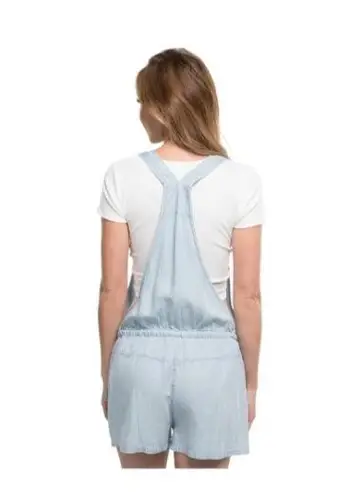 Lovestitch pinstripe short overalls L