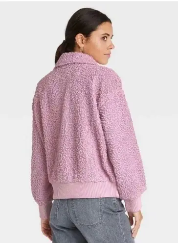 Universal Threads NWT Sherpa bomber jacket in mauve