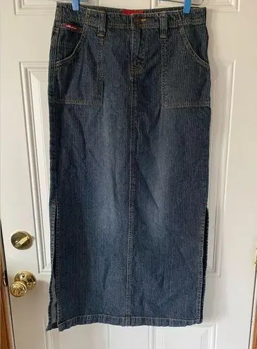 American Vintage Vintage Union Bay Denim Maxi Skirt 90s