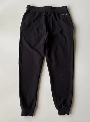 Bebe  Logo Chain Sweatpants Joggers Black Size S