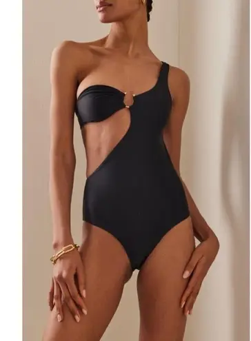JADE SWIM Avery One Piece in Black Small New Womens Swimsuit