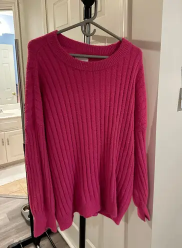 Aerie pink  oversized sweater