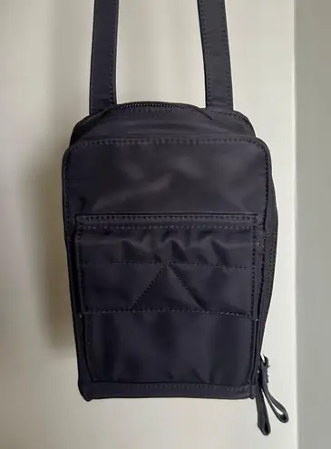 Eddie Bauer Black Nylon Crossbody Organizer Bag