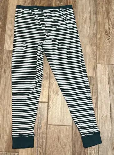 PINK - Victoria's Secret  Green and White Pajama Pant