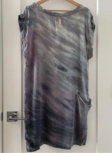 Gypsy 05 Ombre Straight Knee Length Silk Dress Size S