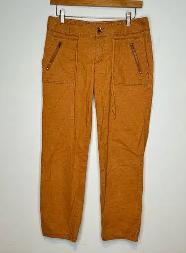 prAna  Womens  Hemp Utility Capri Pants SIZE 4