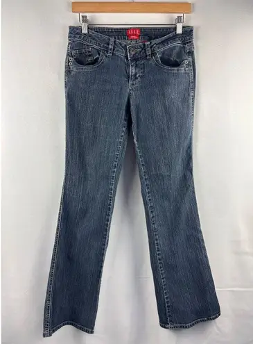 Elle Monaco Womens Bootcut Jeans Size 4 Blue Denim
