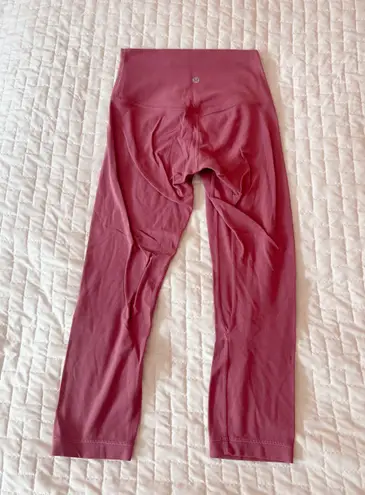 Lululemon Align High-Rise Crop 23" Mulled Wine Leggings Size 4