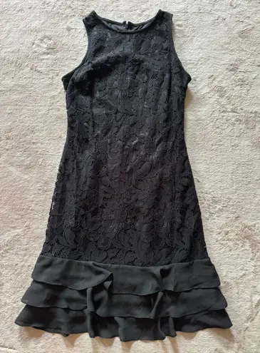 Julia Jordan Dress Womens Lace Mini A Line Stretch Whimsigoth Fairy A Line Sz 4 - Image 1