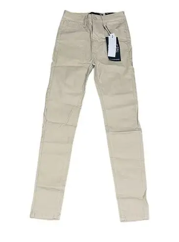Stradivarius NWT coated nude jeans
