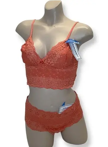 Zuliana Size Large Lace 2 Piece Cheeky Set. Made In Brazil. New With Tags.