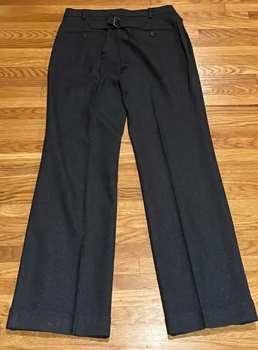 Ralph Lauren  Women’s Wool Blend Gray Cuffed Trouser Pants Size 2