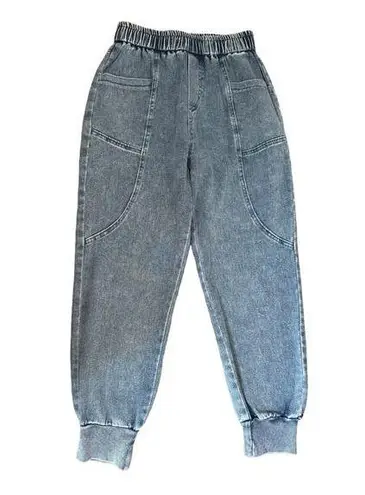 DTLS Blue jogger Jeans with elastic waistband and pockets size XS