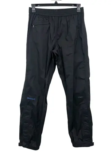 Marmot Wind Pants Womens L Used Unlined Black Outdoor Nylon