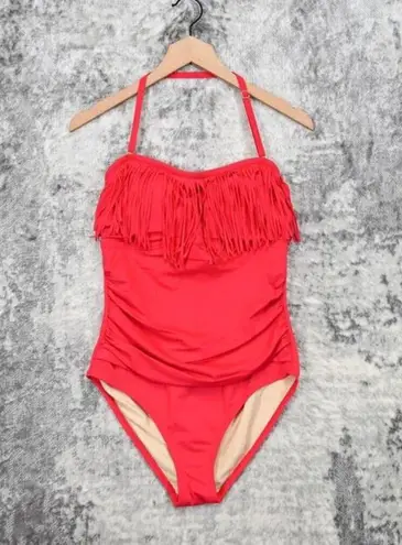 Swimsuit For All NWOT Swimsuits For All Fringe One-Piece Swimsiut Sz 10