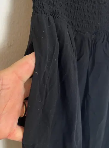 Hatch Maternity HATCH- Weekend Smocked Maternity Pull On Pants Black Casual Comfort Leisure