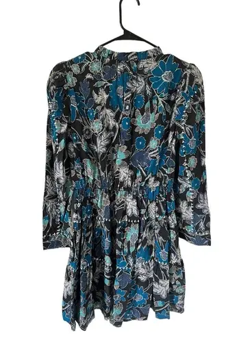 Ulla Johnson  Liv Lapis Blue Floral Dress