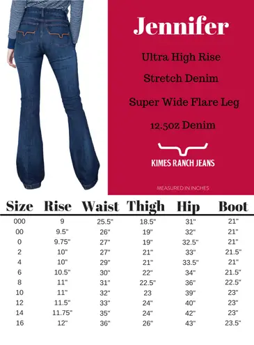 Kimes Ranch Jennifer Flare Stretch Jean