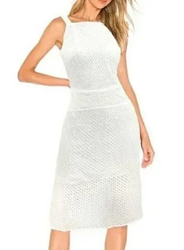 Line and Dot NWT Spring Life Apron Dress Eyelet Criss Cross Back Size Medium M NEW - Image 1