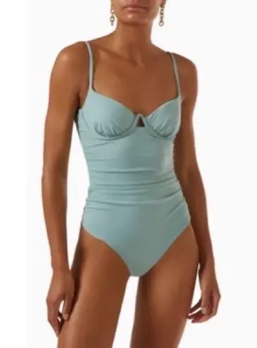 Jonathan Simkhai Laine Draped Satin Underwire One