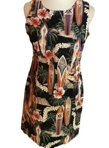 Vintage 90s floral n surf board dress Size L