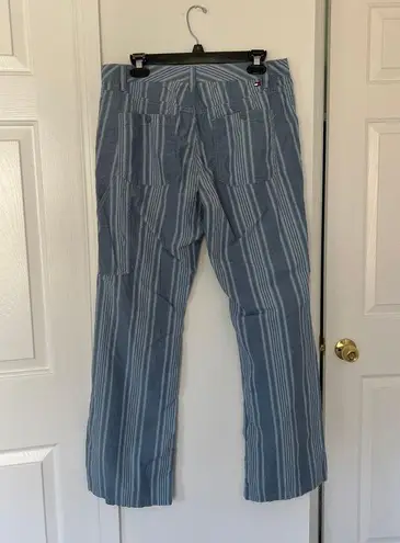 Tommy Hilfiger Blue 100% Cotton Costal Cowgirl Flare Pants