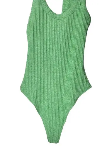 Alix NYC NWT x Revolve Drake Tank Thong Bodysuit in Kelly