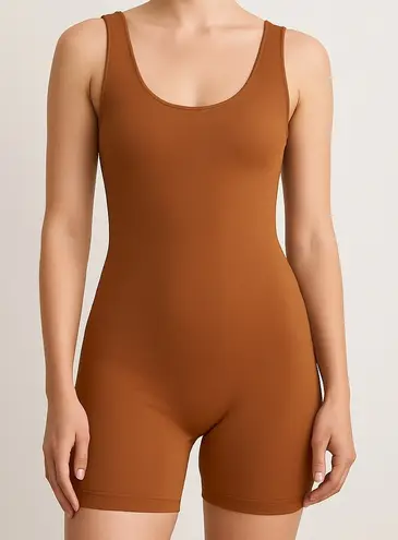 PRODIVAH Brown Racerback Bodysuit Romper One Piece L Size L