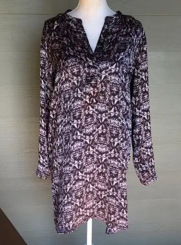 Joe Fresh Geometric Print Shirt Dress